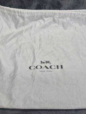 Coach New York Dust Bag 23x19 Inches Travel Storage Purse Silky Sateen Pre-owned